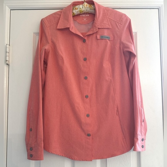 🌸3 for $20🌸 Field & Stream Women's S Stretch Button Down Vented Fishing Shirt - Picture 2 of 16